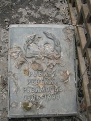 Рубина Ревекка Рувимовна, Москва, Востряковское кладбище