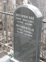 Футорянский Борис Моисеевич, Москва, Востряковское кладбище