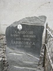Хаинсон Борис Львович, Москва, Востряковское кладбище