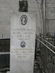 Сапожникова Клара Львовна, Москва, Востряковское кладбище