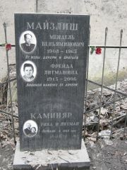 Майзлиш Мендель Беньяминович, Москва, Востряковское кладбище