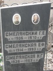 Смелянская Е. Ф., Москва, Востряковское кладбище