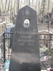 Грановская Эсфирь Исааковна, Москва, Востряковское кладбище
