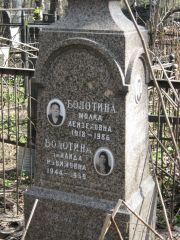 Болотина Молка Лейзеровна, Москва, Востряковское кладбище