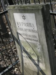 Курлянд Дина Ароновна, Москва, Востряковское кладбище