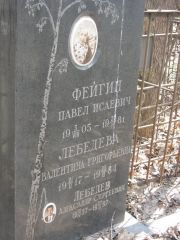 Фейгин Павел Исаевич, Москва, Востряковское кладбище