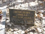 Лебедева Линда Федоровна, Москва, Востряковское кладбище