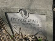 Лейдерман Элла Исаковна, Москва, Востряковское кладбище