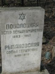 Поволоцкая Эстер Вениаминовна, Москва, Востряковское кладбище