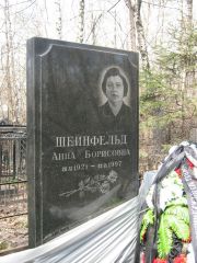 Шейнфельд Анна Борисовна, Москва, Востряковское кладбище