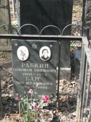 Рабкин Соломон Ефимович, Москва, Востряковское кладбище