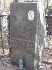 Рутман Михаил Маркович, Москва, Востряковское кладбище
