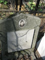 Барон Хайка Юдковна, Москва, Востряковское кладбище