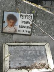 Рыкова Эсфирь Ефимовна, Москва, Востряковское кладбище