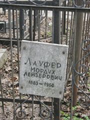 Лауфер Мордух Лейзерович, Москва, Востряковское кладбище