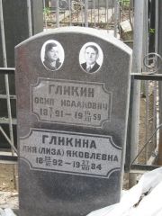 Гликина Лия-Лиза Яковлевна, Москва, Востряковское кладбище