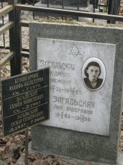 Загальский Семен Моисеевич, Москва, Востряковское кладбище