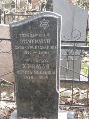 Зимерман Хава-Сура Нахманова, Москва, Востряковское кладбище