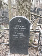 Зусман Рейзл Юдковна, Москва, Востряковское кладбище