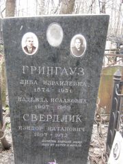 Свердлик Изидор Натанович, Москва, Востряковское кладбище