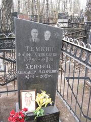 Темкин Иосиф Хацкелевич, Москва, Востряковское кладбище