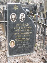 Иоэль Феня Шаховна, Москва, Востряковское кладбище