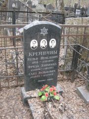 Крейнина Фрида Хаимовна, Москва, Востряковское кладбище