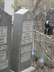 Бейлин Ошер Хаимович, Москва, Востряковское кладбище