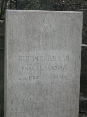 Шпичинецкая Рива Шлемовна, Москва, Востряковское кладбище