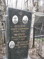 Шехтман Матвей Соломонович, Москва, Востряковское кладбище