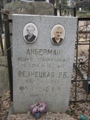 Либерман Борис Зельманович, Москва, Востряковское кладбище