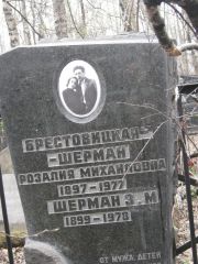 Брестовицкая-Шерман Розалия Михаиловна, Москва, Востряковское кладбище