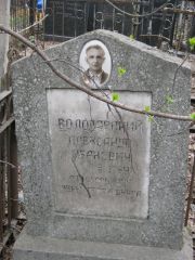 Володарский Александр Иванович, Москва, Востряковское кладбище