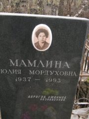Мамлина Юлия Мордуховна, Москва, Востряковское кладбище