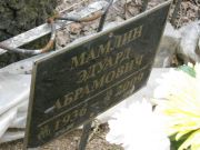Мамлин Эдуард Абрамович, Москва, Востряковское кладбище