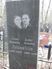 Рубинштейн Сима Наумовна, Москва, Востряковское кладбище