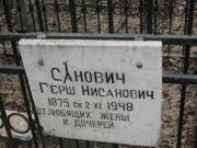 Санович Герш Нисанович, Москва, Востряковское кладбище