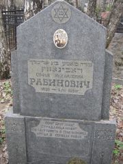 Рабинович Софья Михайловна, Москва, Востряковское кладбище