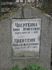 Чверткина Анна Моисеевна, Москва, Востряковское кладбище