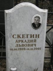 Скегин Аркадий Львович, Москва, Востряковское кладбище
