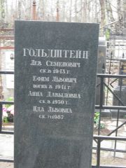 Гольдштейн Ефим Львович, Москва, Востряковское кладбище