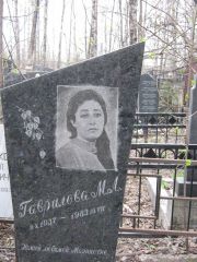 Гаврилова М. Л., Москва, Востряковское кладбище