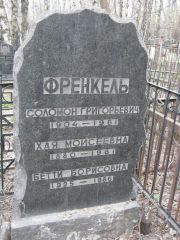 Френкель Соломон Григорьевич, Москва, Востряковское кладбище