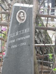 Цейтлин Елена Григорьевна, Москва, Востряковское кладбище