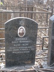 Донова Цырля Абрамовна, Москва, Востряковское кладбище
