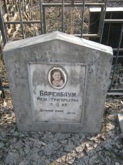Баренбаум Роза Григорьевна, Москва, Востряковское кладбище