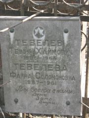 Тевелева Фаина Соломоновна, Москва, Востряковское кладбище