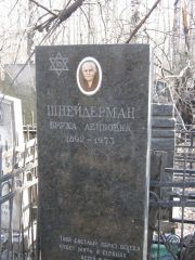Шнейдерман Бруха Лейбовна, Москва, Востряковское кладбище