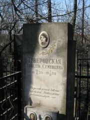 Теверовская Новелла Семеновна, Москва, Востряковское кладбище