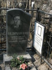 Величанский Александр Борисович, Москва, Востряковское кладбище